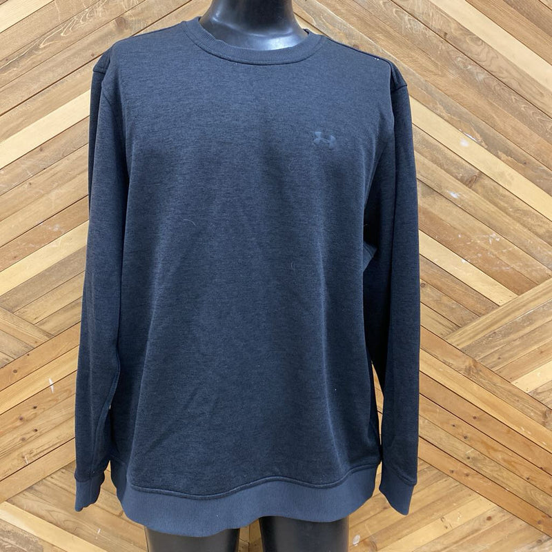 Under Armour- Crewneck sweater- MSRP $65: Dark Grey -men-XL