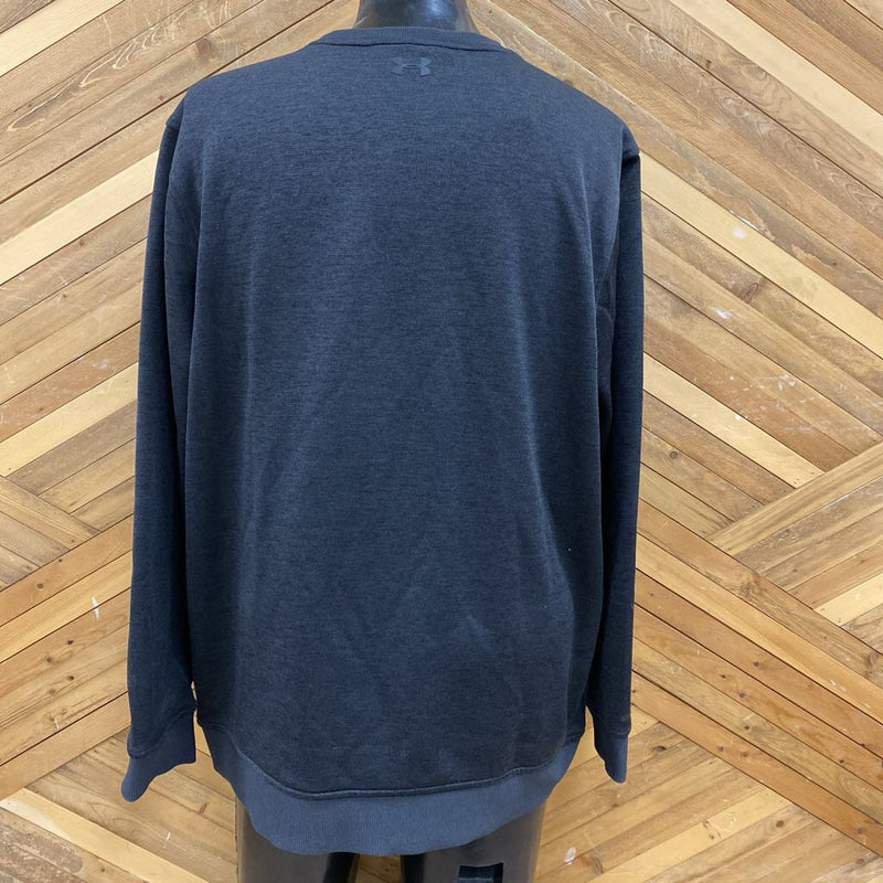 Under Armour- Crewneck sweater- MSRP $65: Dark Grey -men-XL