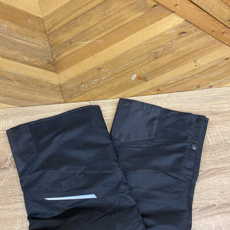 Stormpack- insulated ski pants : Black Pink waist -women-LG