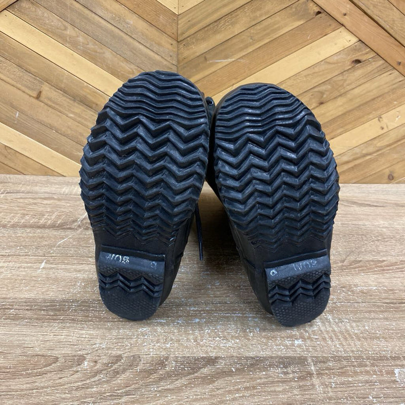 Sorel Snowlion Winter Boots: Black-women-9
