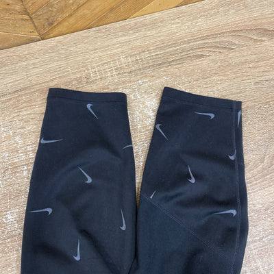 Nike Women's Black Leggings: black-women-MD