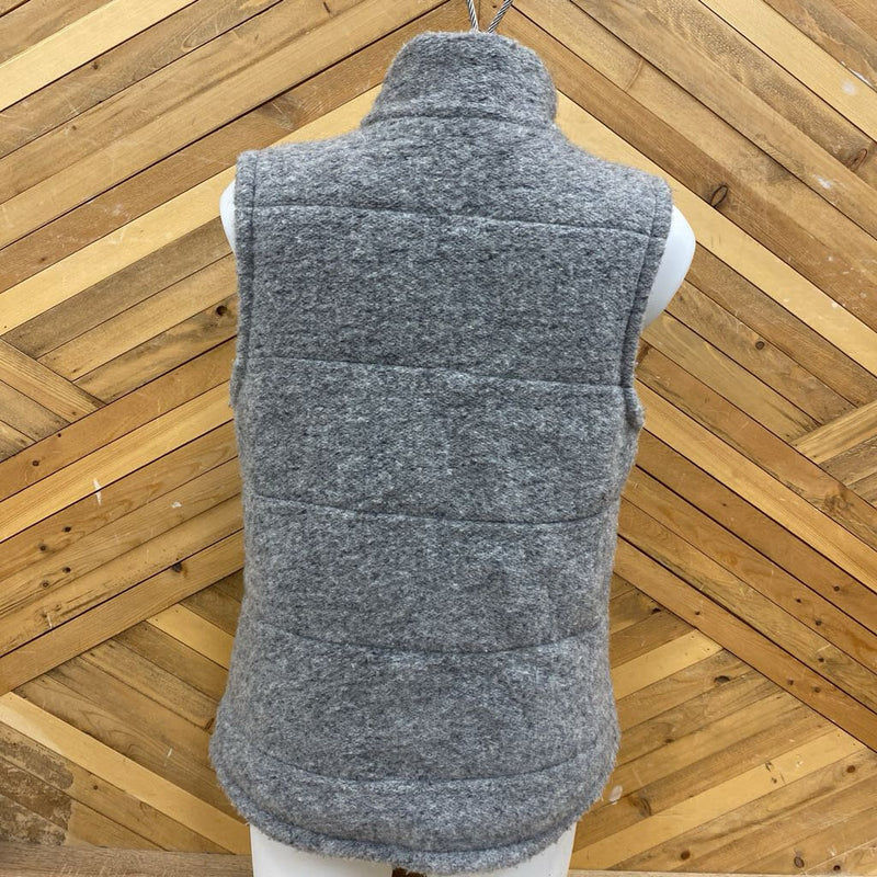 BB Dakota- Gray Wool Vest: gray-women-small