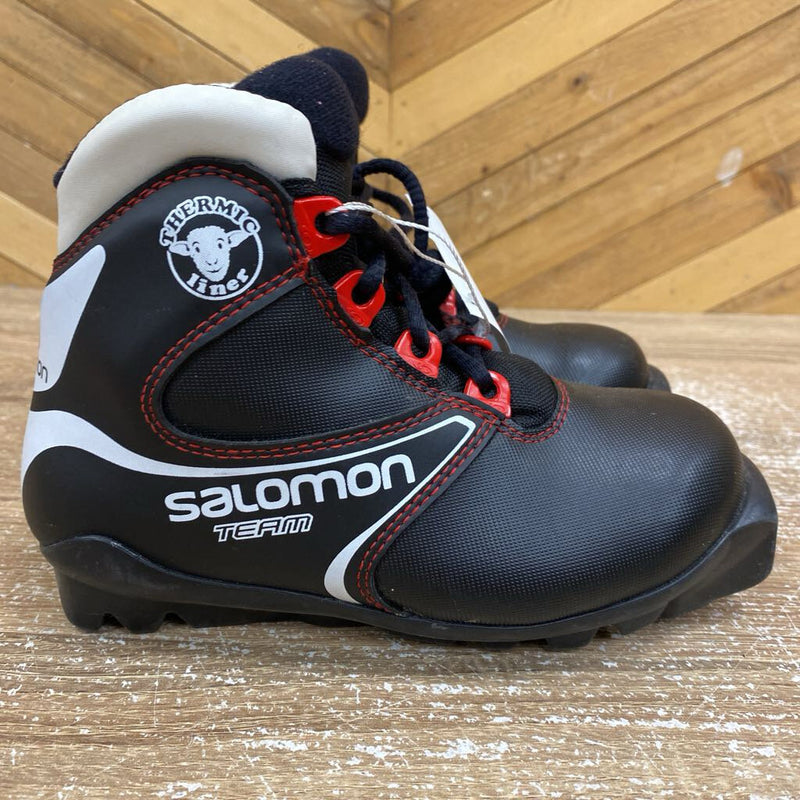 Salomon - Kids Team XC Ski Boots - SNS Profil - MSRP $109: Black/Red/White-children-30.5
