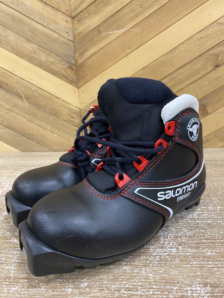 Salomon - Kids Team XC Ski Boots - SNS Profil - MSRP $109: Black/Red/White-children-33