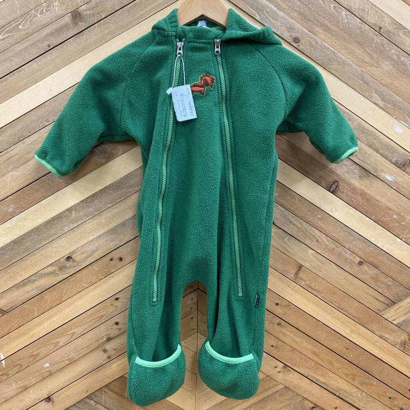 MEC - Fleece One-Piece Hooded Baby Suit: Green-infant-12M