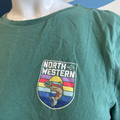 North Western MFG Co. Graphic T-Shirt: Green-unisex-LG