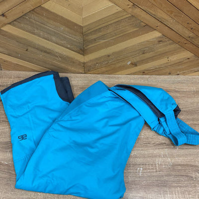 Arctix - Women's Bibbed Snow Pants - MSRP $70: Teal Blue-women-3X