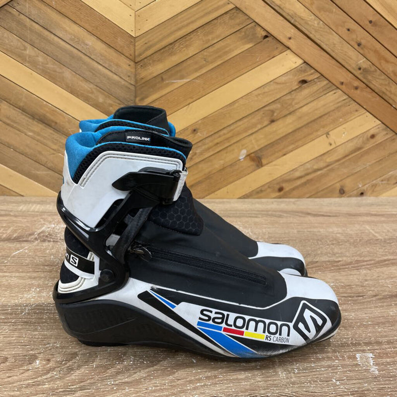 Salomon - RS Carbon XC Ski Boot - Prolink (NNN) - MSRP $330: Black/White/Blue-unisex-44