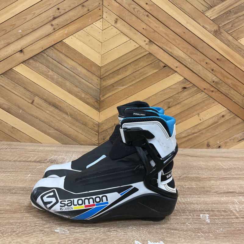 Salomon - RS Carbon XC Ski Boot - Prolink (NNN) - MSRP $330: Black/White/Blue-unisex-44
