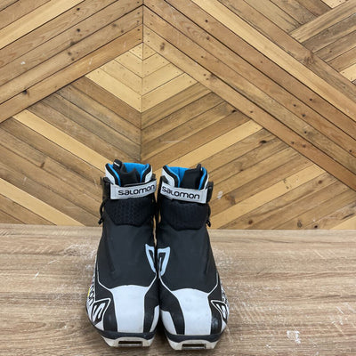 Salomon - RS Carbon XC Ski Boot - Prolink (NNN) - MSRP $330: Black/White/Blue-unisex-44