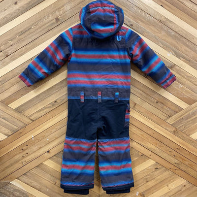 Burton- one piece snow suit- MSRP $220: Red black blue -children-3t