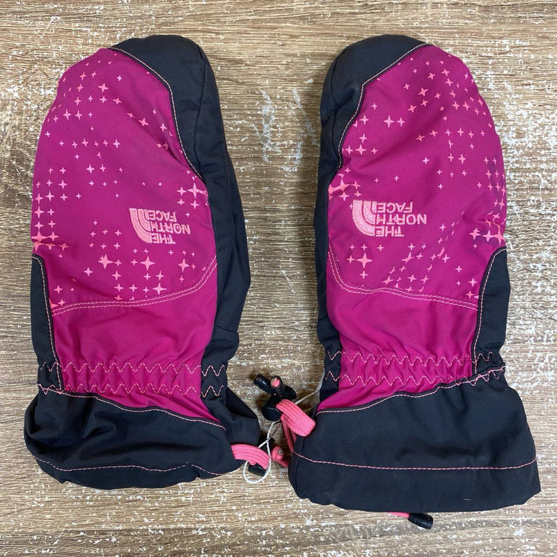The North Face - JR Mitts - MSRP $65: Pink/Grey-children-LG