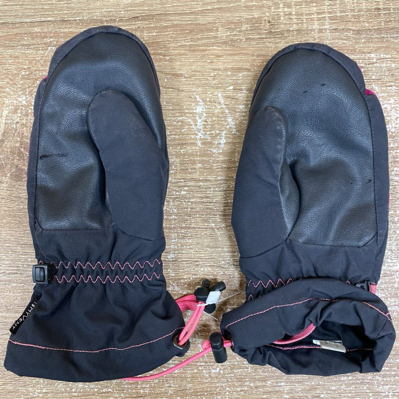 The North Face - JR Mitts - MSRP $65: Pink/Grey-children-LG