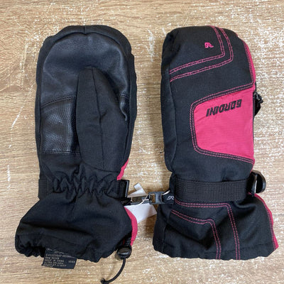 The North Face - JR Mitts - MSRP $65: Pink/Grey-children-LG