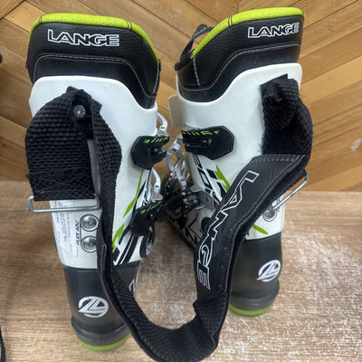 Lange RX 120 Downhill Ski boots MSRP compared $699: black white green -unisex-24.5