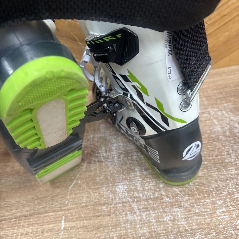Lange RX 120 Downhill Ski boots MSRP compared $699: black white green -unisex-24.5