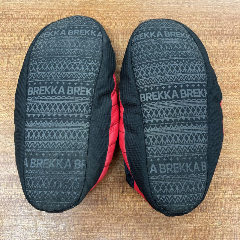 Brekka - Slip-On Quilted Puffer Shoes : Red/Black-unisex-SM