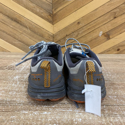 Brooks - Trail Runners - MSRP $200: Grey/Orange/Blue-women-8