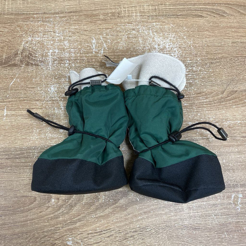 Stonz- Infant boots with fleece liners- MSRP $65: Green/Black/White-children-MD