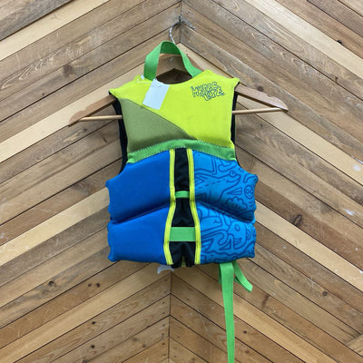 Hyperlite- Child PFD: Blue/Yellow-children-33-55lbs