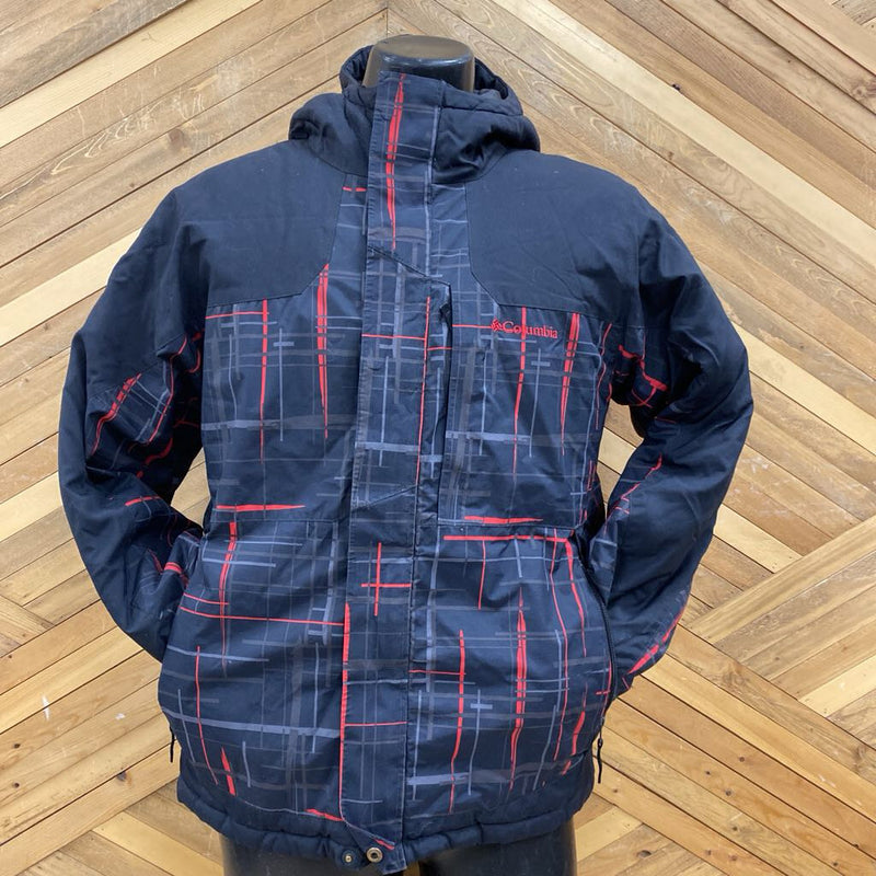 Columbia - Youth insulated winter jacket - MSRP $120 : Black red -children-18/20Y