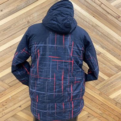 Columbia - Youth insulated winter jacket - MSRP $120 : Black red -children-18/20Y