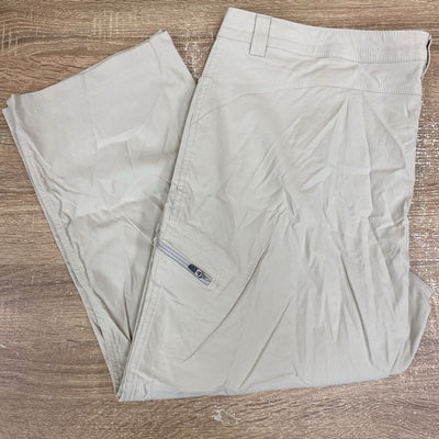 Eddie Bauer- Women's Hiking Pants Size 16: Beige-women-large