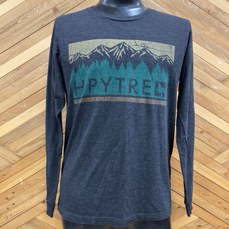 HPYTRL Long Sleeve T-Shirt: Dark Gray-unisex-MD