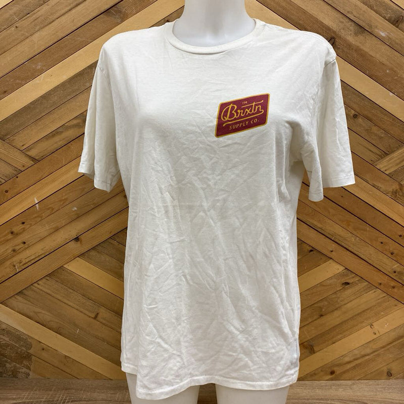 Brixton Supply Co.-White T-Shirt: white-men-MD