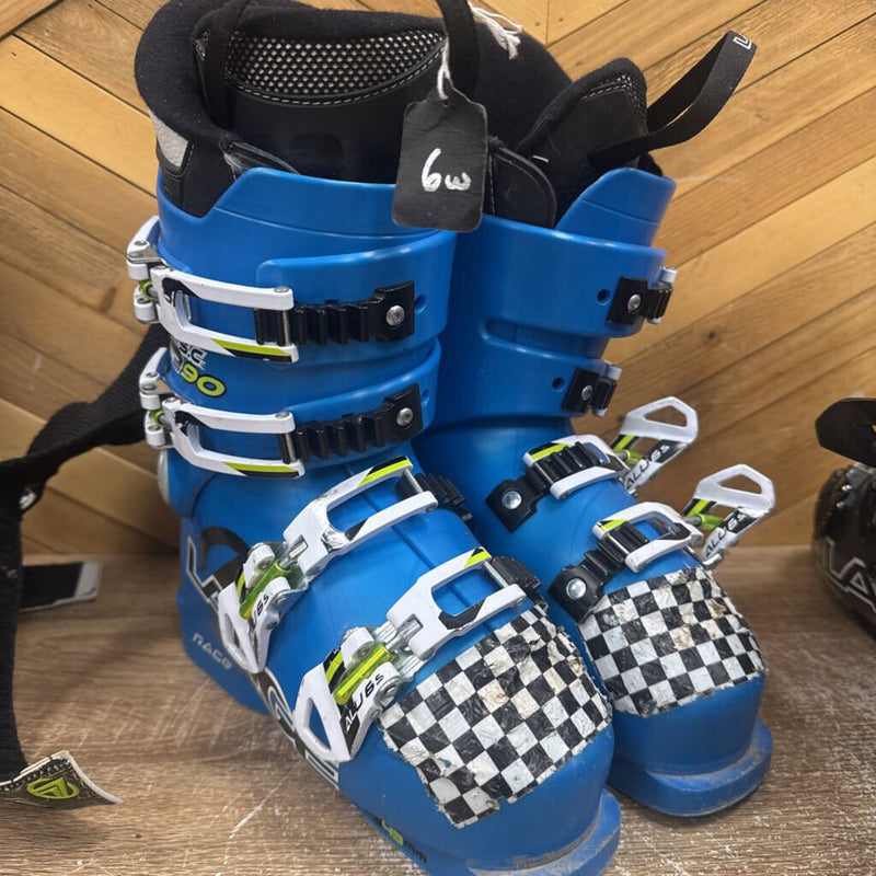 Lange - RS SC 90 Race Downhill Ski Boot - MSRP comp $550: Blue -children-22.5