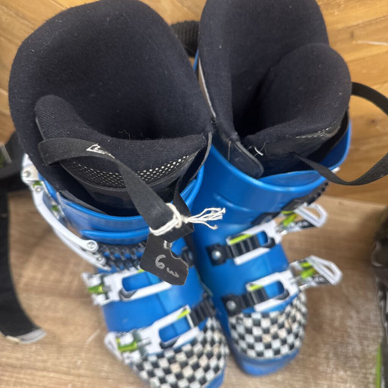 Lange - RS SC 90 Race Downhill Ski Boot - MSRP comp $550: Blue -children-22.5