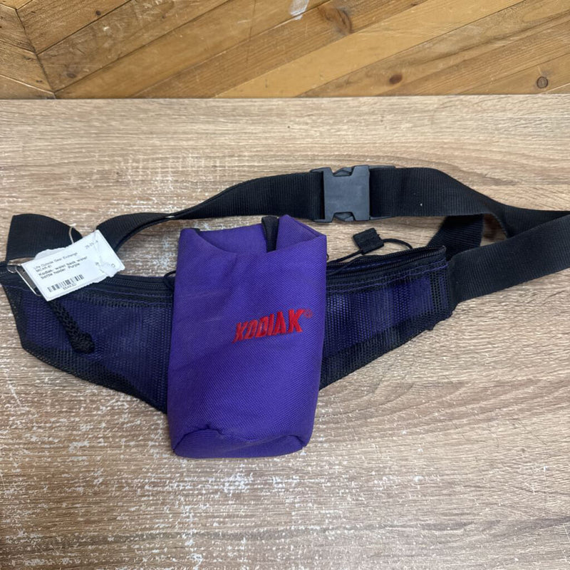 Kodiak- waist back water bottle holder : Purple --