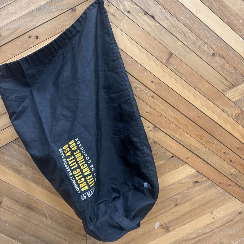 North 45 - sleeping bag stuff sack : black --