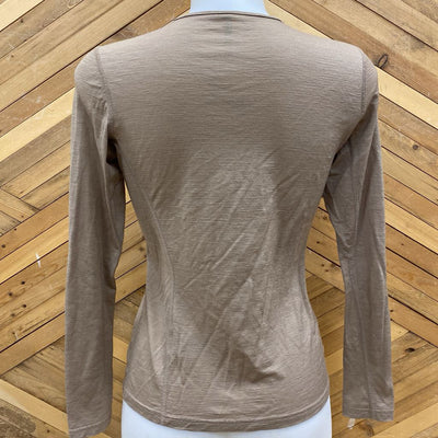 Segments - Women's Merino Baselayer Top - MSRP $: Brown-women-MD