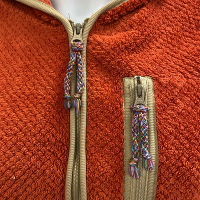 Animato - Women's Full-Zip Fleece Hoodie: Orange-unisex-SM