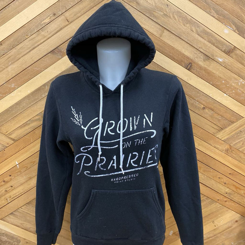 Grown on the Prairies Hoodie: black-unisex-SM