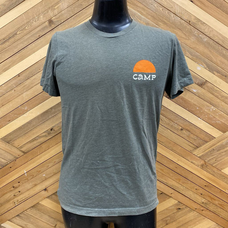 Camp Goods Graphic Tee: gray-unisex-MD