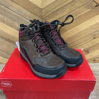 New Balance - Women's 1400 Waterproof Hiking Boots - MSRP $200: Brown/Purple-women-W5.5 Wide