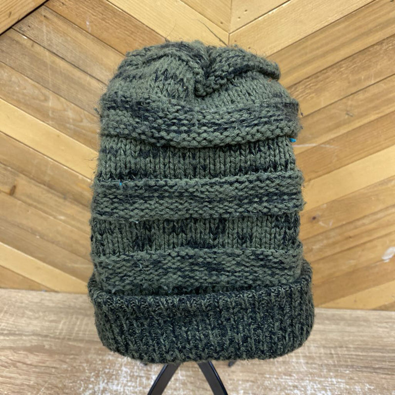 Roots- knit toque : Green -women-