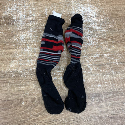 Smartwool - Youth Socks: Grey Black Red -children-Youth