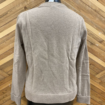 Patagonia - Men's Recycled Wool-Blend Sweater - MSRP $189: Beige-men-MD