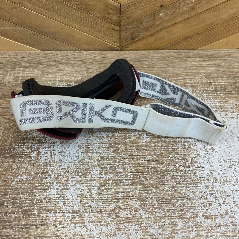 Briko - Ski Goggles - MSRP $70: Purple/White/Silver-unisex-