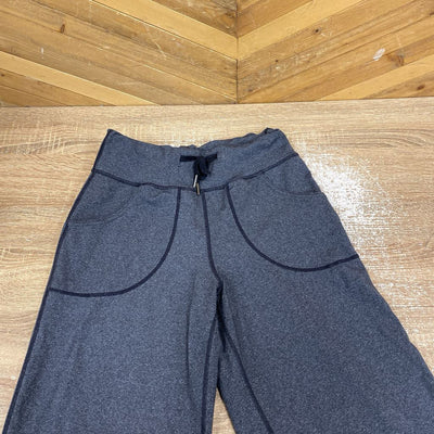 Lululemon - Women's Wide-Leg Yoga Pants: Grey-women-2