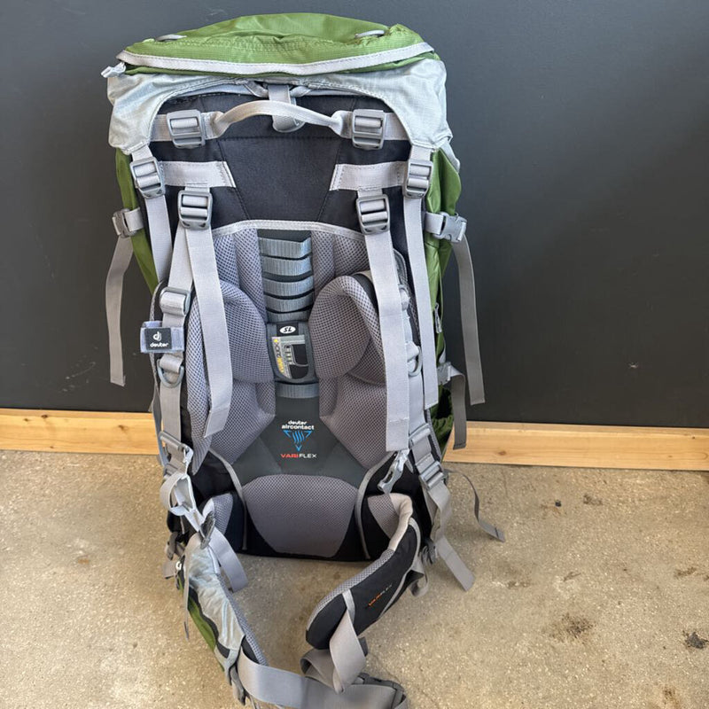 Deuter - AIRCONTACT 70+10 Trekking Pack- MSRP compared $418: Green --70L +10