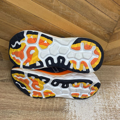 New Balance - Men's Fresh Foam X More v3 Running Shoes - MSRP $200: Navy Blue/Orange-men-M11.5