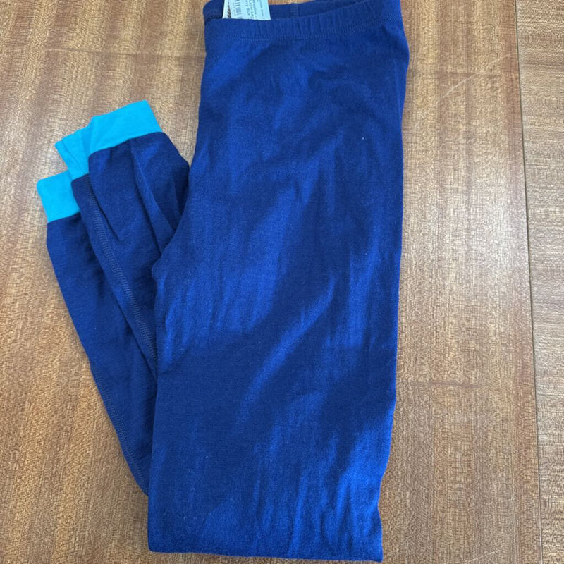 Wee Woollies - Merino Wool Base Layer Leggings - MSRP $69: Navy Blue-children-12 yr