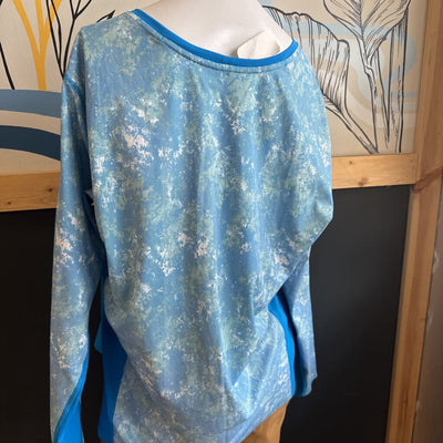 Columbia - L/S UV Women's Shirt - MSRP $75: Blue -women-1X