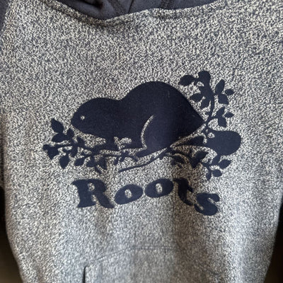 Roots - Kids Hooded Sweatshirt - MSRP $55: Navy Blue-children-large