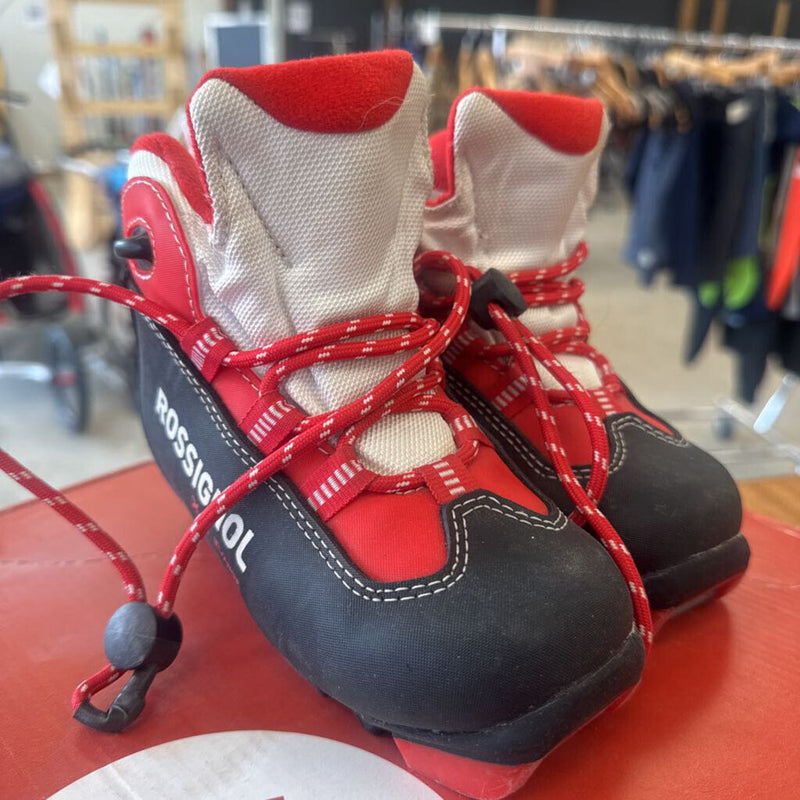 Rossignol - X1 Jr NNN Cross Country Ski Boots - MSRP $119: Black Red -children-28