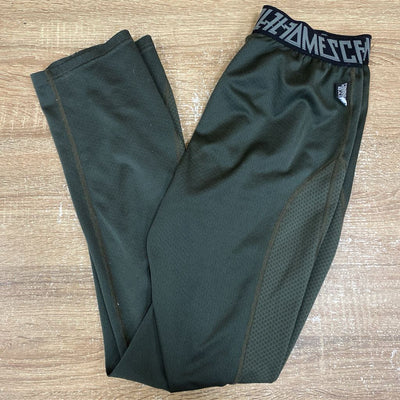 Homeschool Snowboarding - Men's Baselayer Bottoms - MSRP $105: Dark Green-men-MD